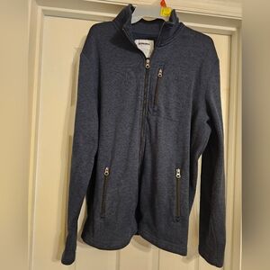 Sonoma Men's Dark Blue Zip-Up Sweater